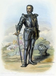 Porträt des Ritters Bayard (1475-1524) - in „Le Plutarch français“, Hrsg. Mennechet von French School