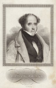 Porträt von Vicomte de Chateaubriand von French School