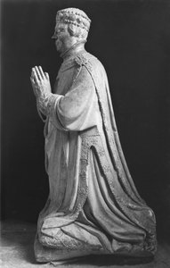 Betende kniende Figur von Herzog Jean de Berry (1340-1416), Graf von Poitiers, 15.-18. Jahrhundert