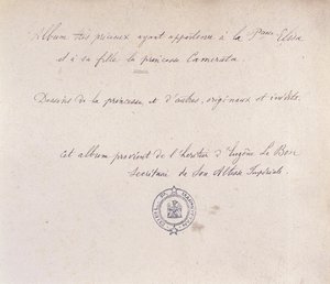 Kostbares Album, das Prinzessin Elisa und ihrer Tochter Camerata gehörte von French School
