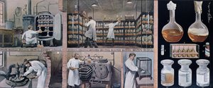 Vorbereitung von Seren zur Bekämpfung der Tuberkulose, aus Les Animaux, ca. 1900