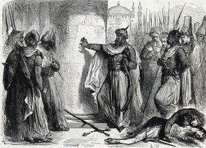 Eroberung von Konstantinopel (Gravur) von French School