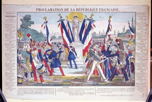 Proklamation der Französischen Republik, 25. Februar 1848 von French School