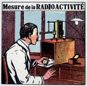 Radioaktivitätsmessung - Gravur, 20. Jahrhundert