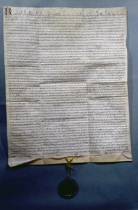 Bestätigung durch Raymond VII. (1197-1249), Graf von Toulouse, des Vertrags von Meaux, ca. 1229