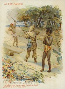 Robinson Crusoe mit Freitag
