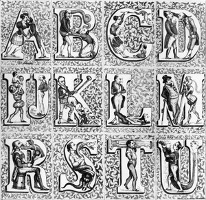 Romantisches Alphabet