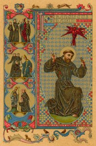 Heiliger Franz von Assisi von French School