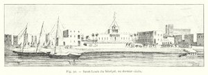 Saint-Louis du Senegal, im letzten Jahrhundert (Gravur)