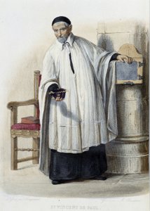 Saint Vincent de Paul - in „Le Plutarque français“, Hrsg. Mennechet von French School