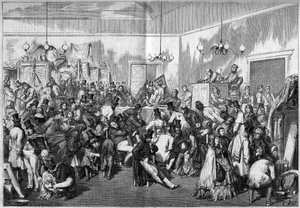 Verkauf von Kunstgegenständen im Hôtel des Ventes de Paris