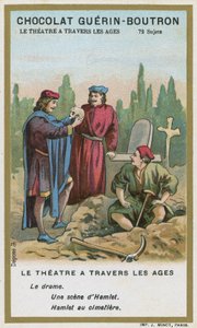 Szene aus Hamlet, von William Shakespeare