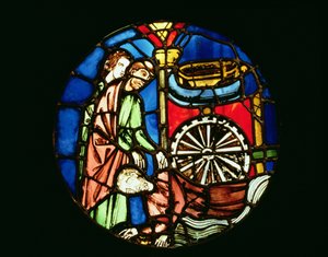 Szene aus dem Alten Testament, Mitte des 13. Jahrhunderts