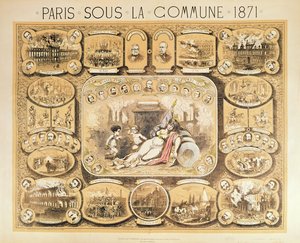 Szenen aus der Pariser Kommune, 1871