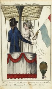 Zweiter Ballonaufstieg von Dr. Andre-Jacques Garnerin, 8. Juli 1798