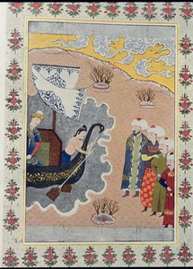 Sindbad geht an Bord, Illustration für Sindbad der Seefahrer, aus Tausendundeine Nacht, 1895