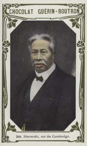 Sisowath, König von Kambodscha von French School