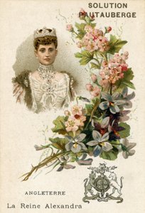 Solution Pautauberge Handelskarte, Alexandra von Dänemark von French School