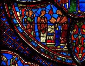 St. Antonius: betritt mit seiner Schwester die Kirche
