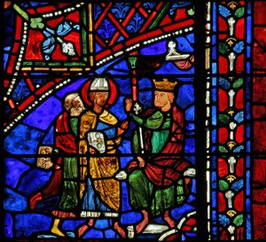 St. Apollinaire: vor einem Richter von French School