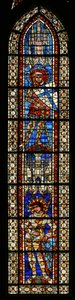St. Mauritius über St. Viktor, Fenster 203b