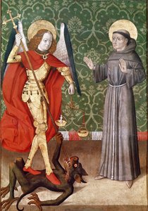 St. Michael und St. Franziskus von Assisi, ca. 1480