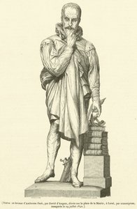 Bronzestatue von Ambroise Paré