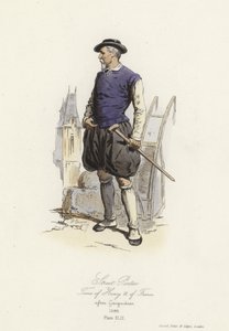 Straßenträger der Zeit von Heinrich III. von Frankreich von French School