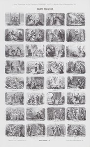 Religiöse Themen (Gravur) von French School