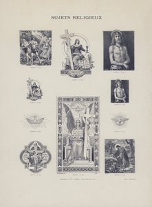 Religiöse Themen (Gravur) von French School
