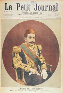 Sultan Abd al-Hamid Khan II. (1842-1918) Herrscher des Osmanischen Reiches, aus Le Petit Journal, 21. Februar 1897