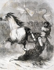 Hinrichtung von Brunehaut (oder Brunehilde) (613) - in „Histoire de France“ von L.-P. Anquetil
