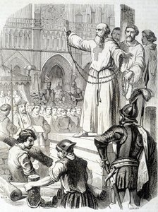 Supplice des Templars (1314) - in „Histoire de France“ von L.-P. Anquetil