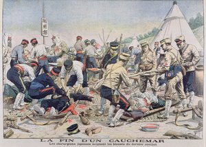Chirurgen vom Japanischen Roten Kreuz, aus Le Petit Journal, 1905 von French School