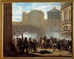 Einnahme des Wasserschlossplatzes des Königspalastes am 24. Februar