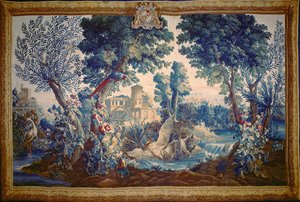Wandteppich (Textil) von French School