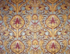 Wandteppich aus dem großen Salon der Gräfin von Paris, erstellt von Maison Nicolle aus Nimes, Frankreich von French School