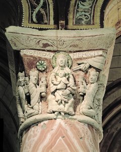 Die Anbetung der Heiligen Drei Könige, Säulenkapitell