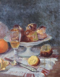 Der Nachmittagssnack mit Brioches