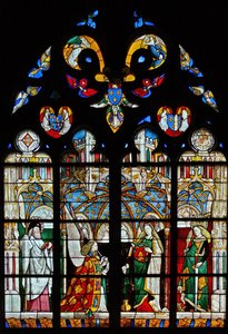 Die Verkündigung, aus der Kapelle von Jacques Coeur von French School