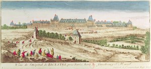 Das Bicetre-Asyl in Paris, 1710