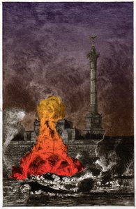 Die Kommune von Paris (Gravur, ca. 1880) von French School