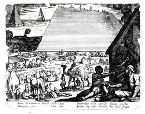 Der Bau der Pyramiden von French School