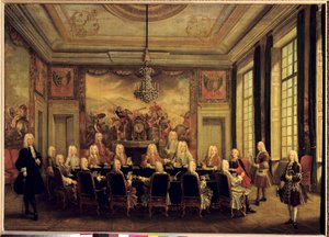Der Regentschaftsrat für die Minderjährigkeit von Ludwig XV (1710-74)
