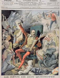 Der Traum von Don Quixote, Titelillustration aus Le Petit Journal, 21. Mai 1905 von French School