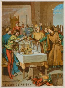 Das Fest des Schwurs des Fasans von French School