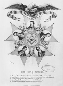 Die fünf Onkel der Freimaurerei, 1848