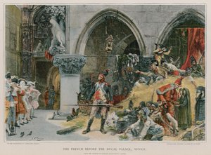 Die Franzosen vor dem Dogenpalast