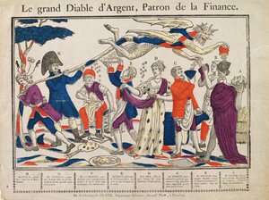 Der Große Geldteufel (farbiger Stich)