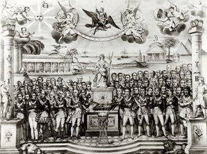 Der historische Geburtsort der Freimaurermysterien von French School